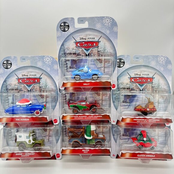 Disney Pixar Cars Holiday Edition Diecast Collectible Toy Car Vehicle YOU PICK - Picture 1 of 2